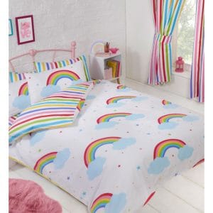 Lenjerie-pat-curcubeie-cu-nori-si-stele-pe-cer-2-fete-reversibile-lenjeriirosette-dubla
